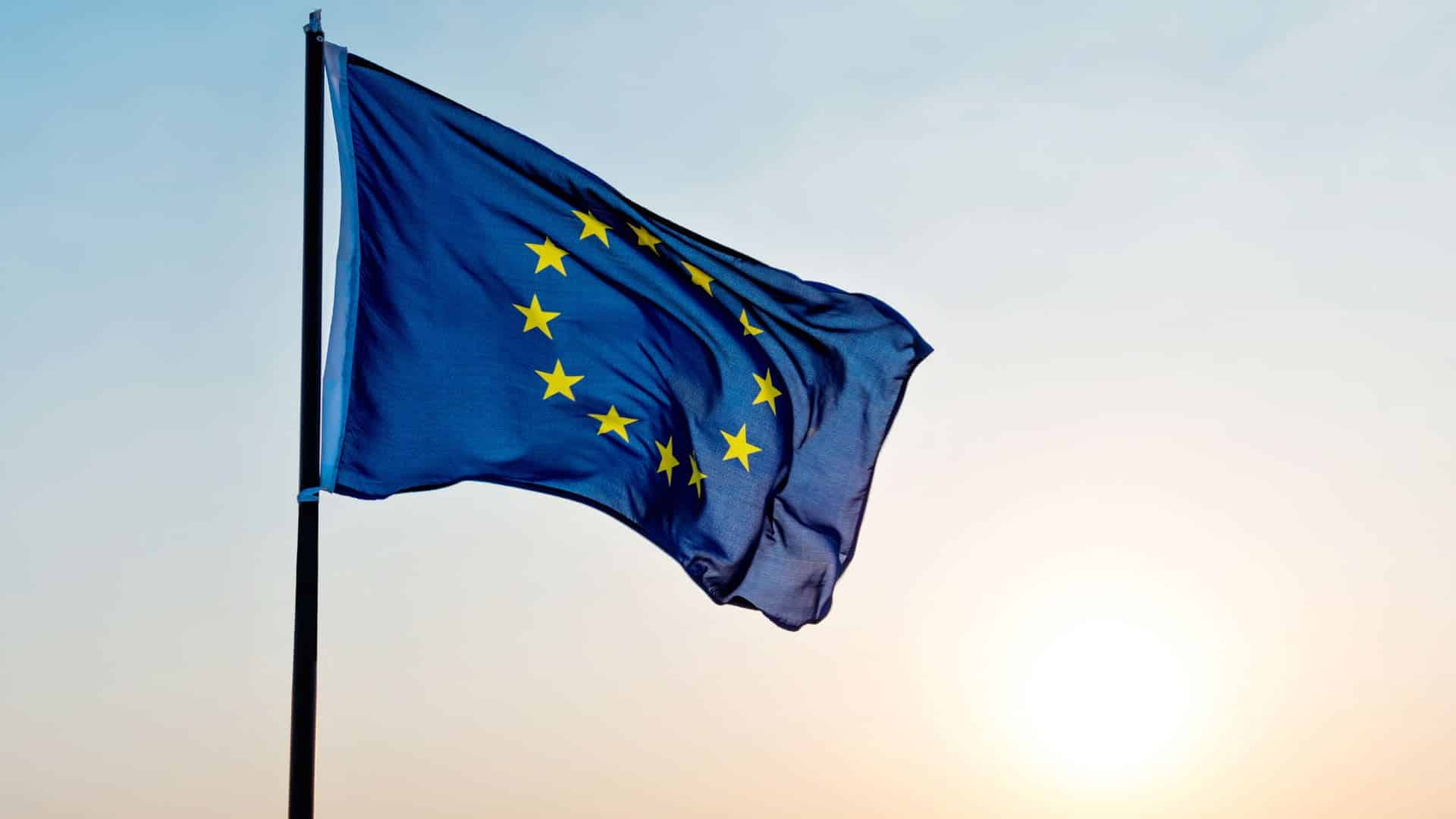 Bandera de la Unión Europea.